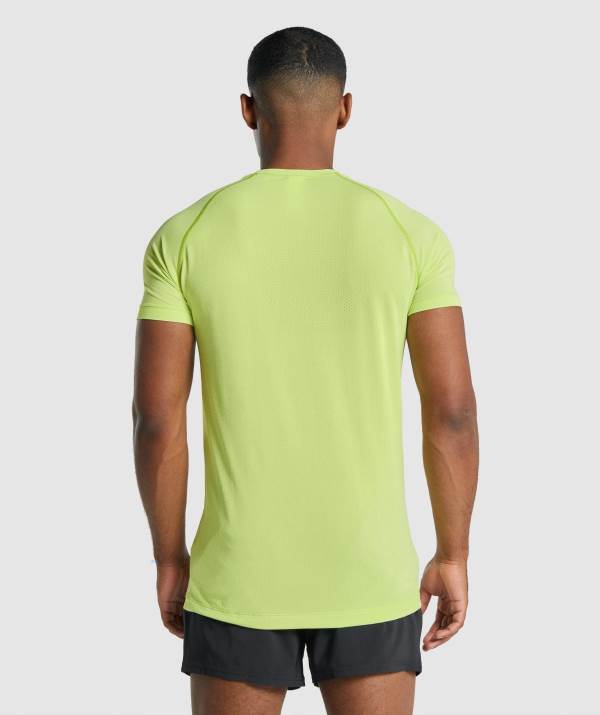 Panske Tricka Gymshark Vital Light seamless Žlté | RA9613072